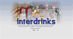 Desktop Screenshot of interdrinks.cz